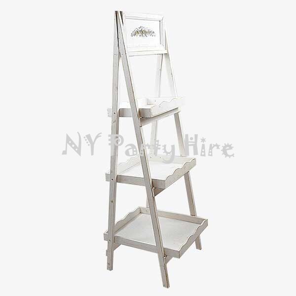 White Butler Tray Table Hire Sydney