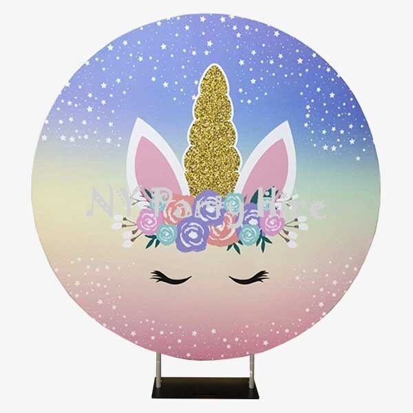 NY-Party-Hire-Round-Backdrop-Unicorn-002.jpg Unicorn Theme Party