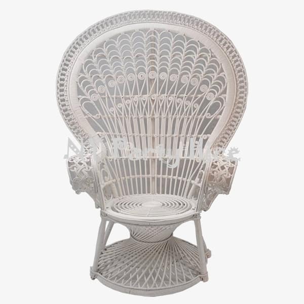 Peacock Chair - 001 White Peacock Chairs - Image 1