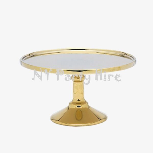 Pedestal Cake Stand - Gold - Large Pedestal Cake Stand