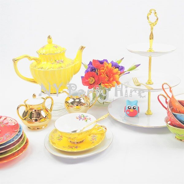nypartyhire tea pots Exquisite High Tea