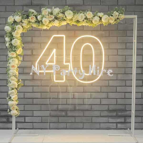 NY-Party-Hire-NEON-Fourty-1.jpg LED Neon Sign