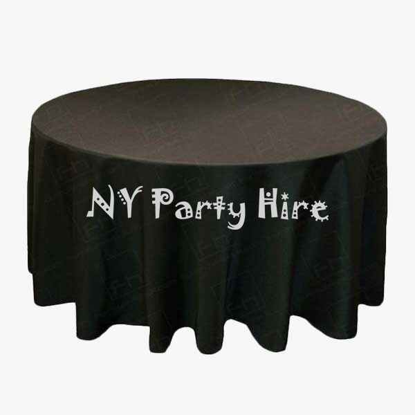 Black Table Cloth Hire
