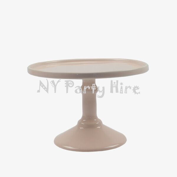 Pedestal Cake Stand - Pink - Small - Image 1