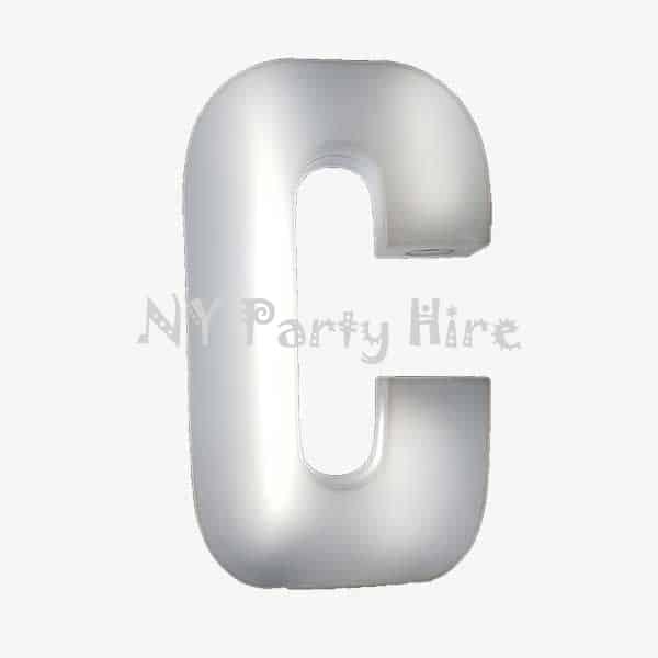 nypartyhire-glow_letter_c_001 Glow Letter C / Glow Letters / Glow Letter / Light Up Letters