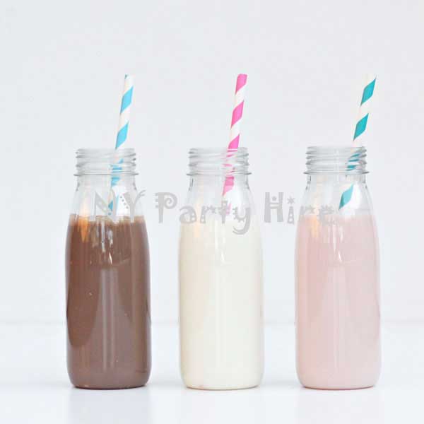 nypartyhire kids milk bottles