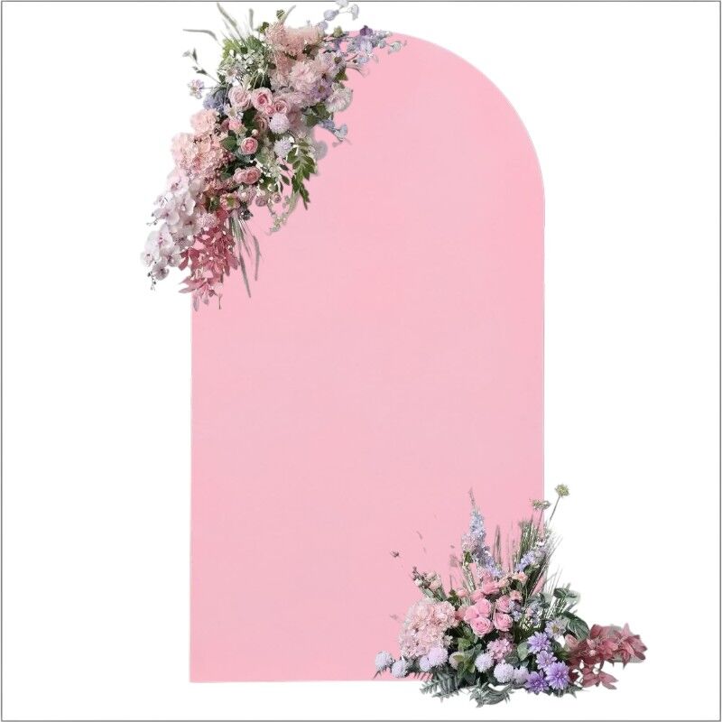NY Party Hire - Backdrop - Pink4-Photoroom Pink Arch Backdrop - Image 1