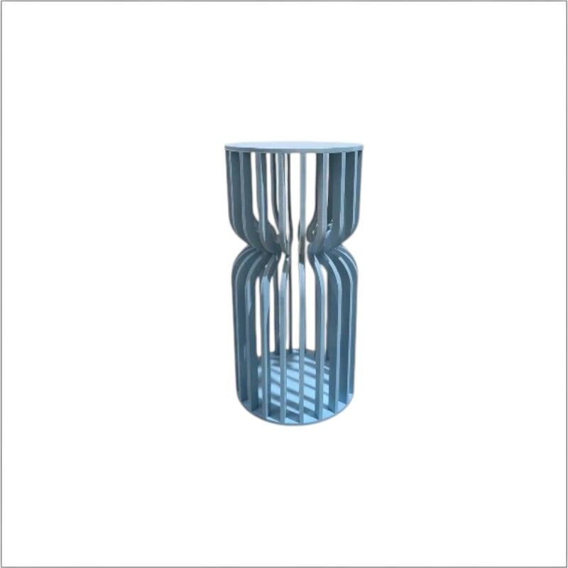 Blue Hourglass Plinth - Image 1