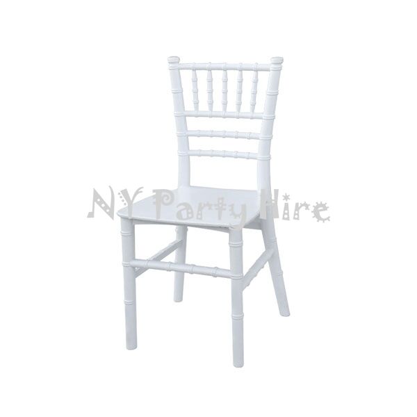 Kids White Tiffany Chairs NY Party Hire