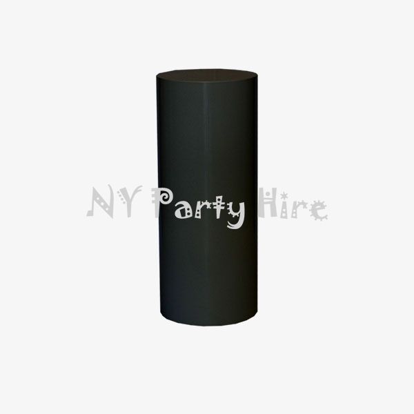 Black Round Plinth, Round Plinth, Black Plinth, Cylinder Black Plinth, Black Cylinder Plinth, Round Plinth