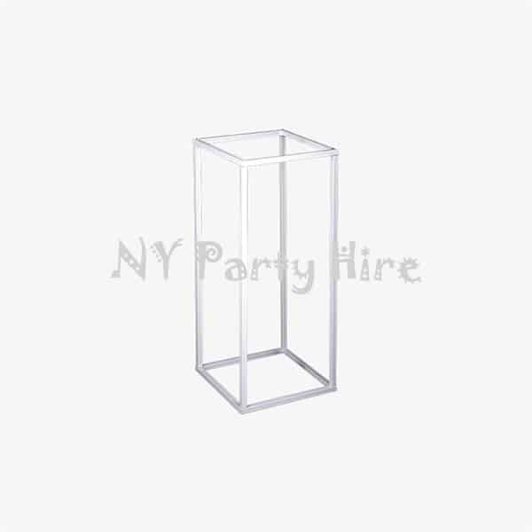 Centrepiece, White Frames, Flower Frames, Flower Stand, White Plinths, Plinths, White Frame - 60cm