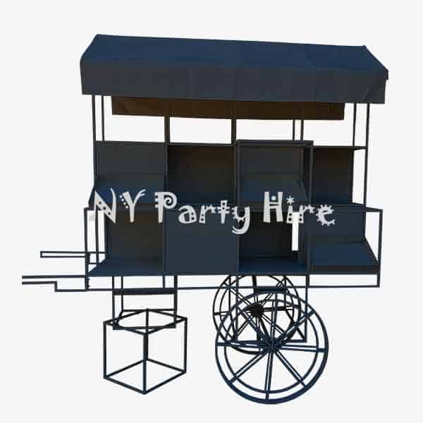 Chanel Cart, Black Chanel Cart, Flower Cart, Flower Stand, Lolly Cart, Elegant Cart