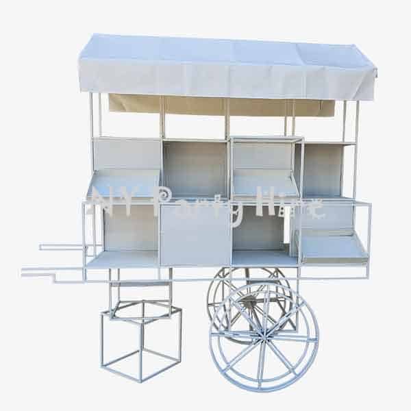 Chanel Cart, White Chanel Cart, Flower Cart, Flower Stand, Lolly Cart, Elegant Cart