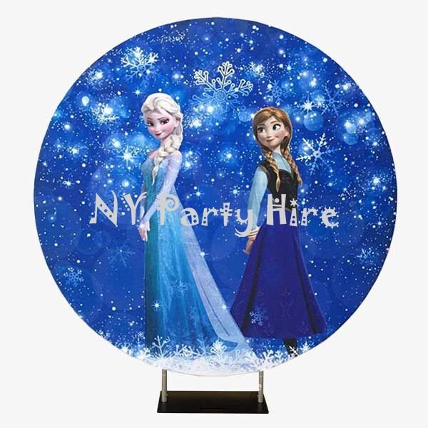 Frozen Backdrop, Frozen 1 Backdrop, Frozen I Backdrop, Round Frozen Backdrop